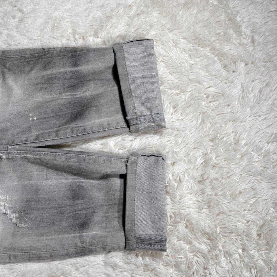 DSQUARED2 - Dsquared2 ディースクエアード デニム グレー ダメージ