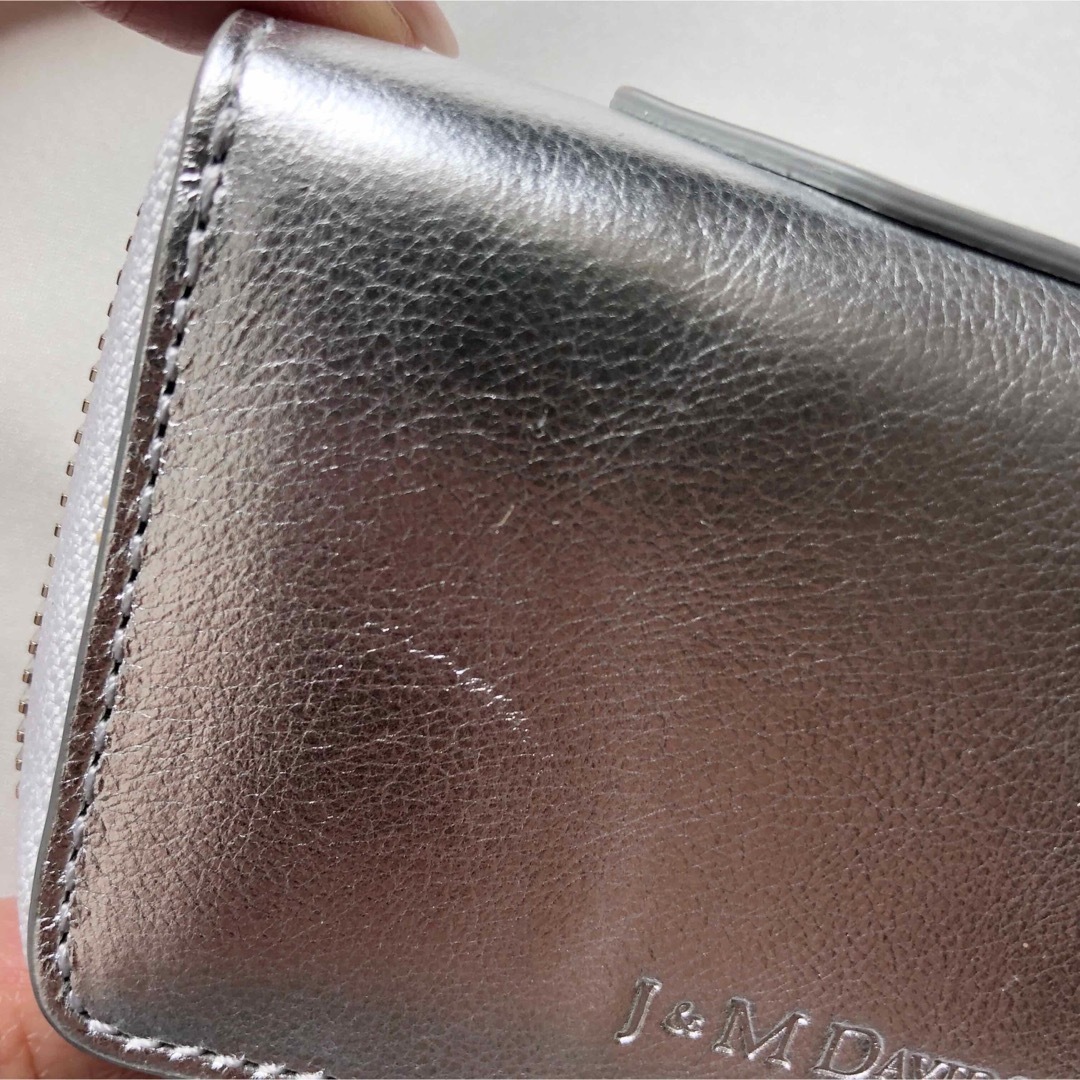 J&M DAVIDSON カーキーポーチ シルバー 傷あり 未使用品