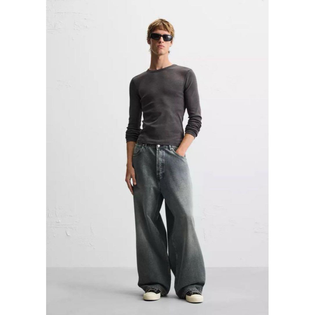 ZARA - ZARA ザラ スーパーバギーフィットジーンズ EU36 JP29 完売品の