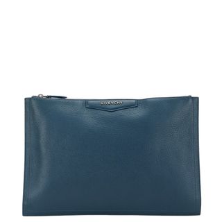 GIVENCHY - ジバンシー クラッチバッグ - 黒 レザーの通販 by ブラン