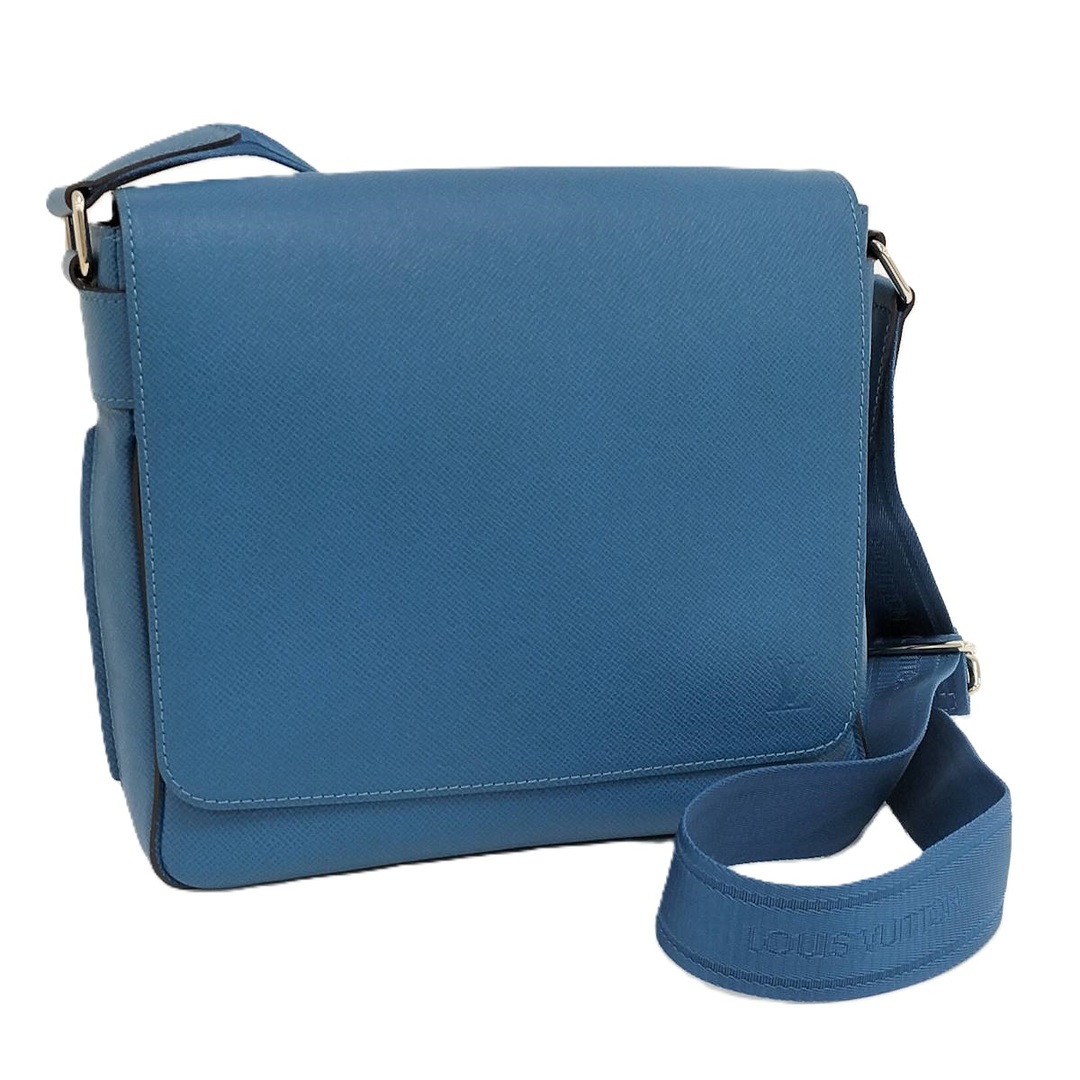 LOUIS VUITTON タイガ ロマンPM ブルーマリーヌ ショルダーバッグ