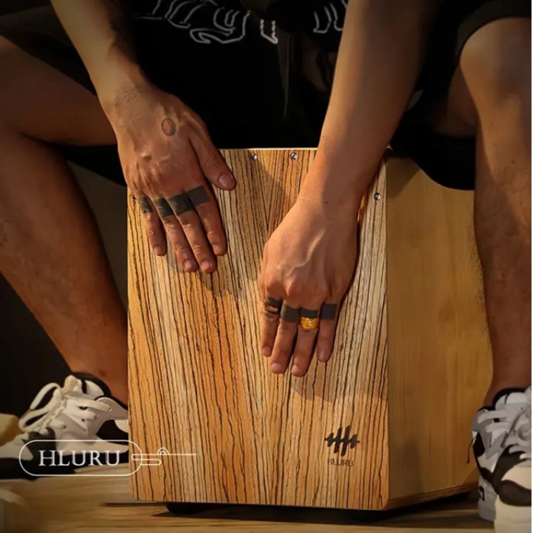 HLURU pro カホン ボックス Cajon box ナチュラルウッド仕上げ