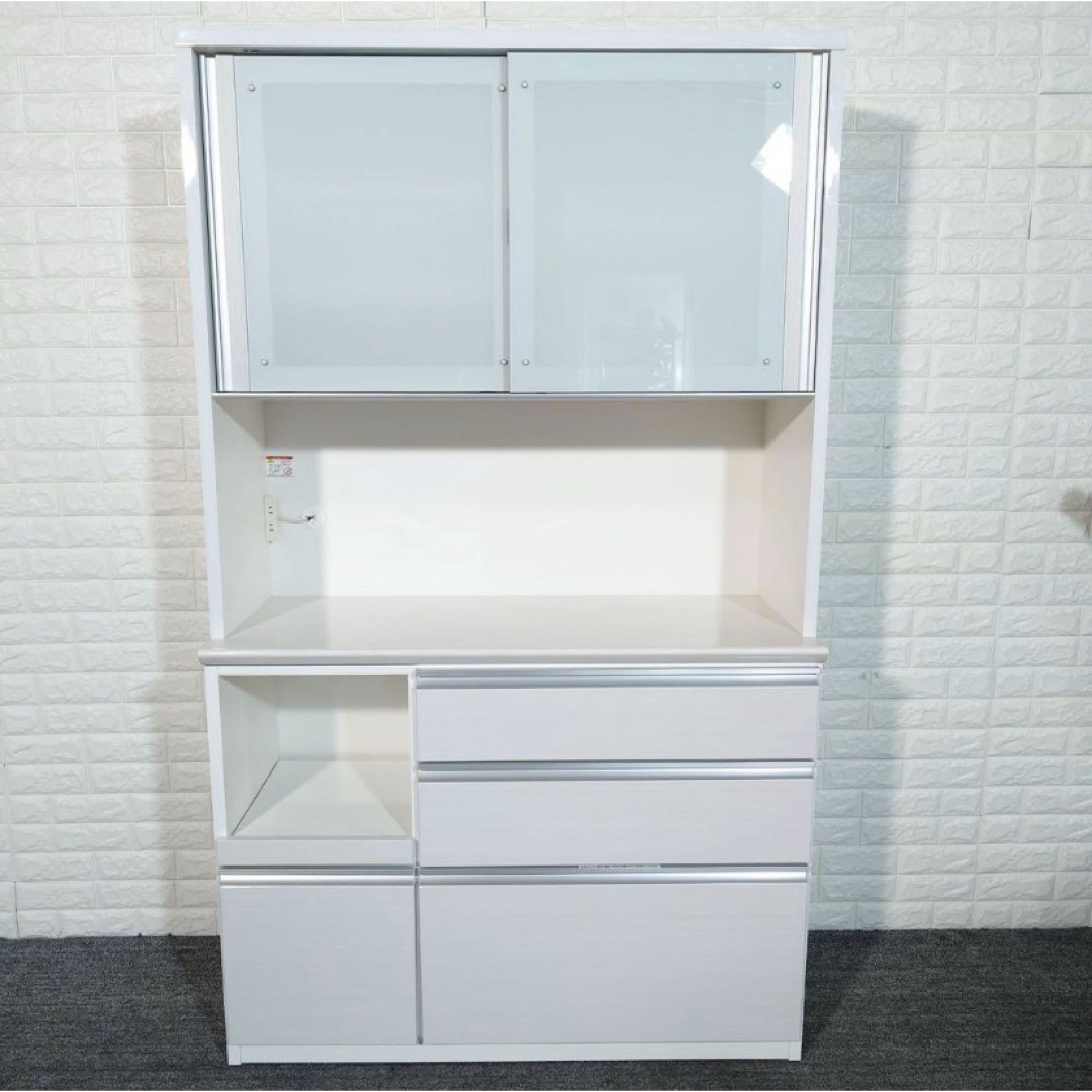 松田家具 コンパスレンジ 幅120cm カップボード 食器棚 I055