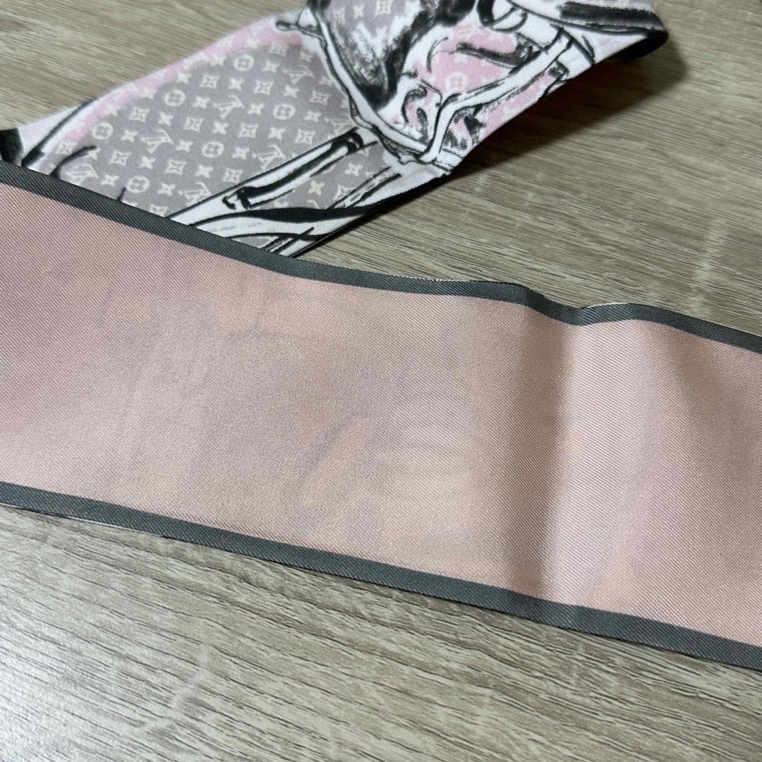 クリーニング済み】 ルイヴィトン バンドートランク ピンク スカーフ