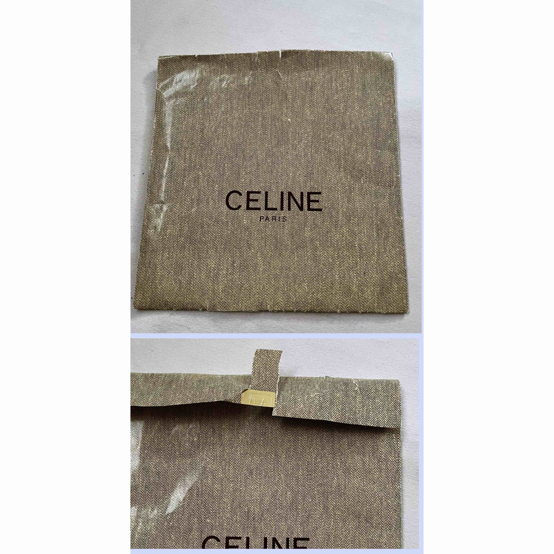 CELINE シルク 大判スカーフ アイボリー タッセル柄 極美品の通販はau