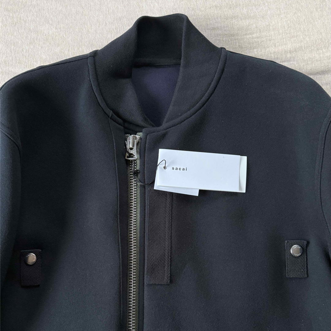 sacai - 25AW新品 sacai スポンジ スウェット シャツ ブルゾン