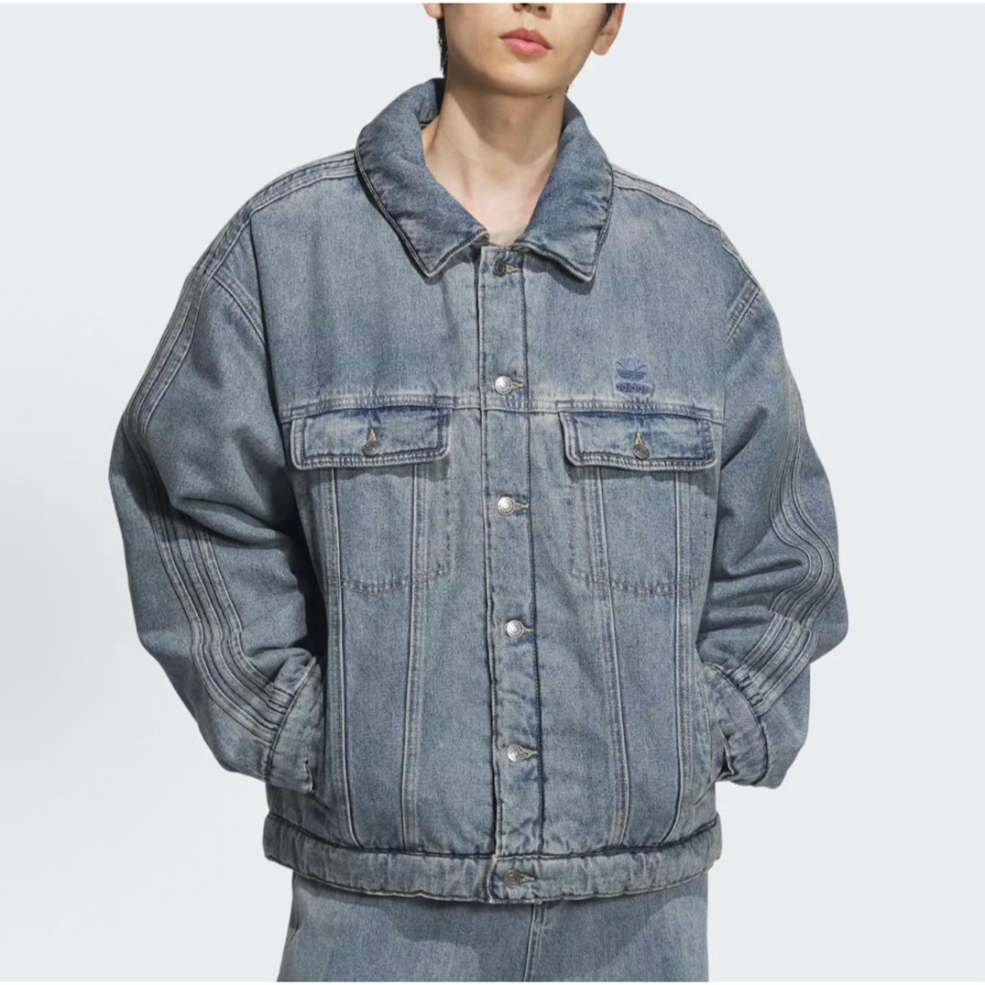 adidas Originals - 日本未発売L Adidas DENIM PAD デニムジャケット