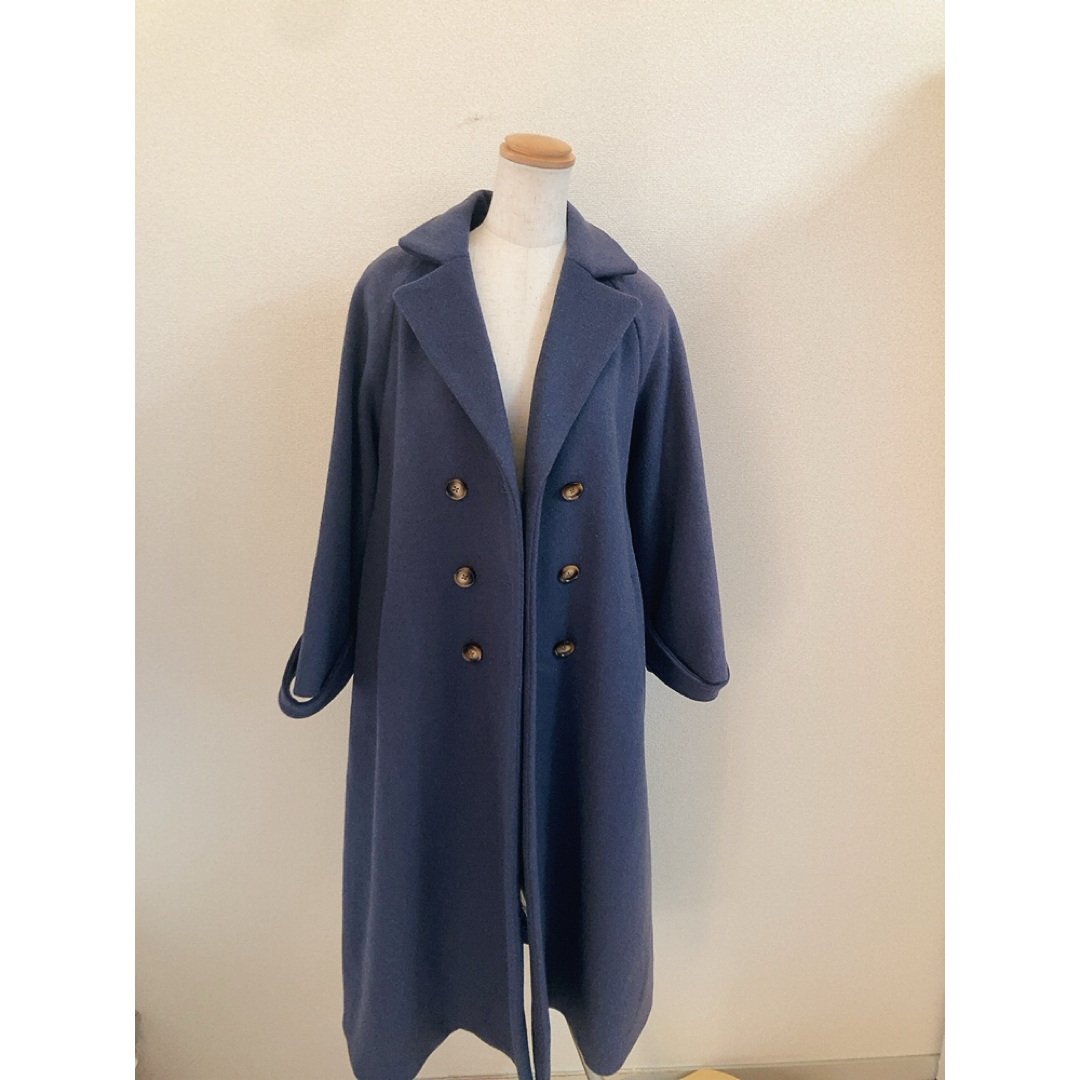 COHINA - 新品定価27,500円COHINAコヒナバックフレアチェスターコート