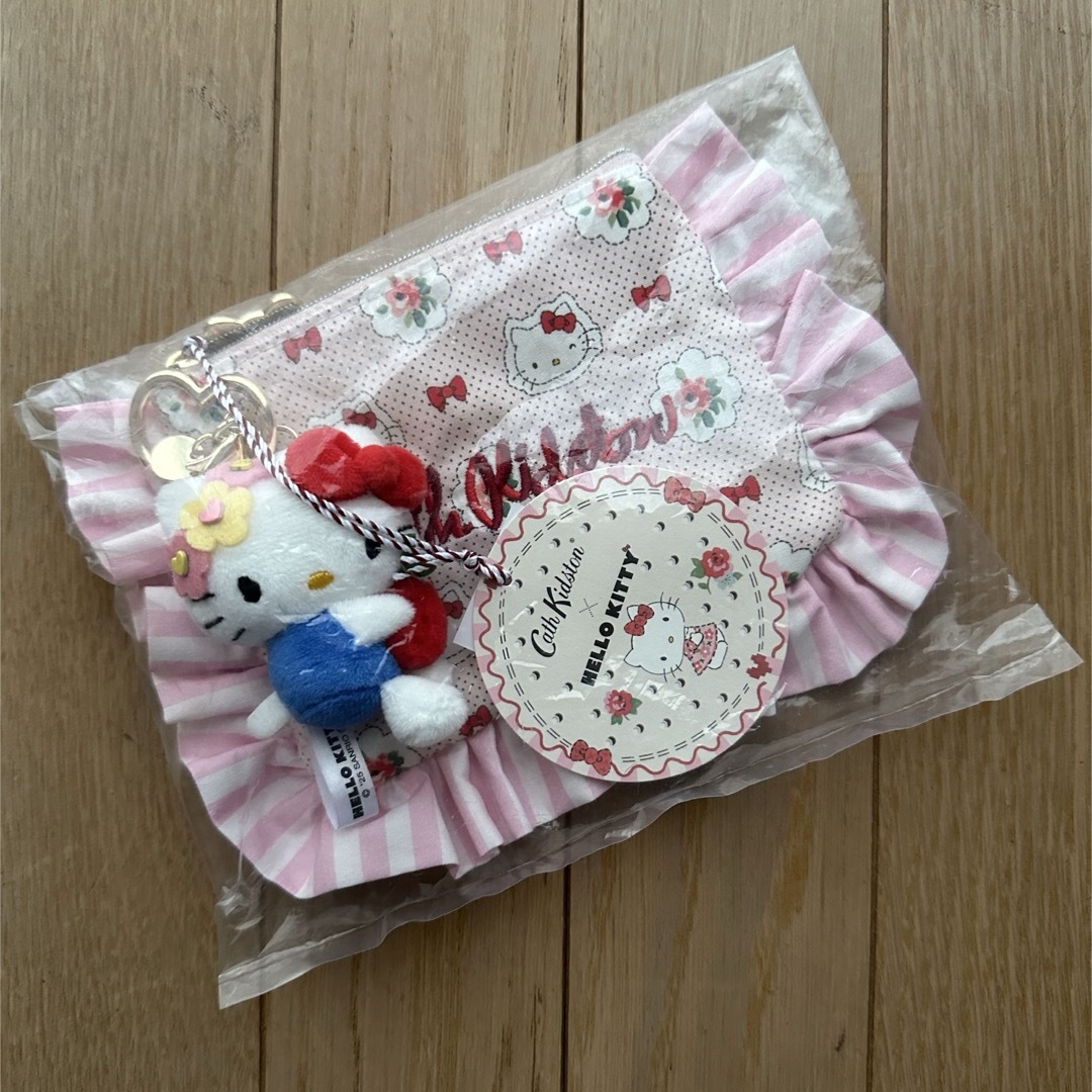Cath Kidston - Cath Kidston×HelloKitty ティッシュポーチ＆チャーム