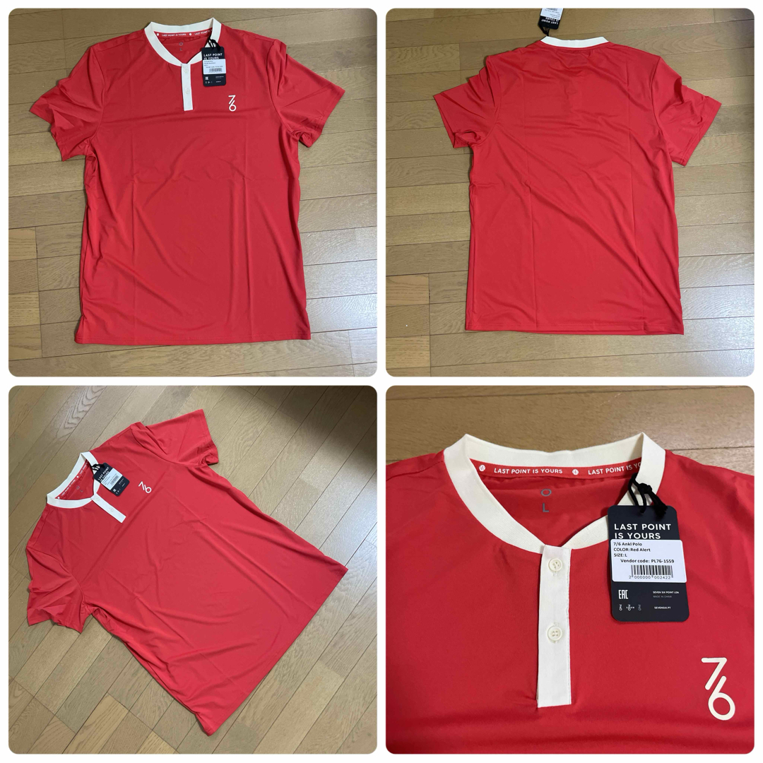 日本初上陸 76 セブンシックス ゲームシャツ テニスウェア サイズL（XL）