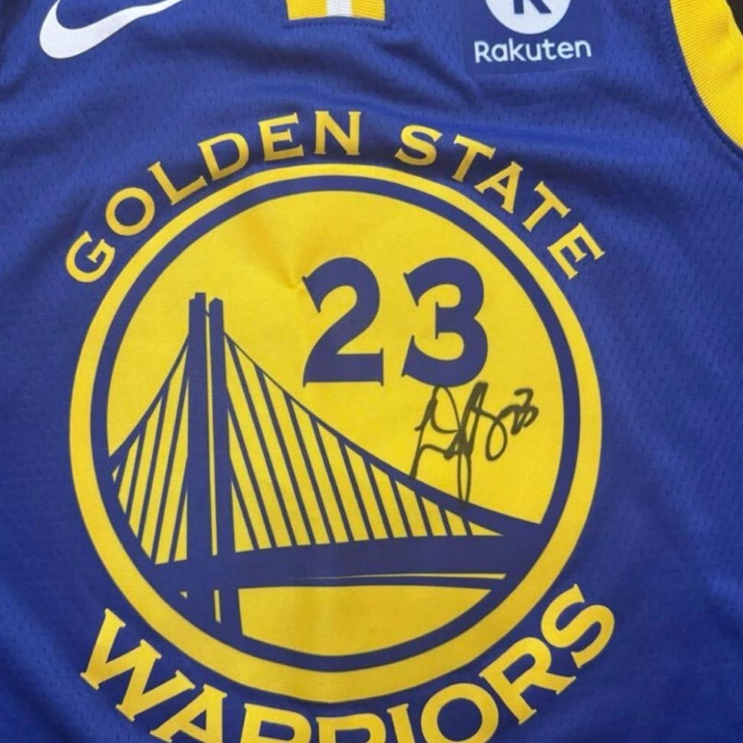 ドレイモンド・グリーン 直筆サイン入りユニフォーム NBA Warriors
