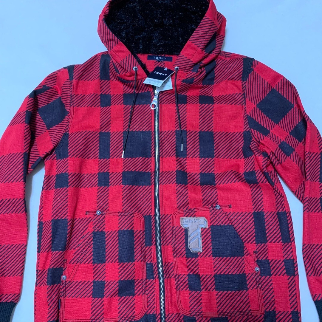 デッドストック TOMMY トミー 裏ボア ダブルジップブルゾン アウター XL