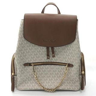 MICHAEL KORS - 【中古】MICHAEL KORS リュック ブラウン ホワイト