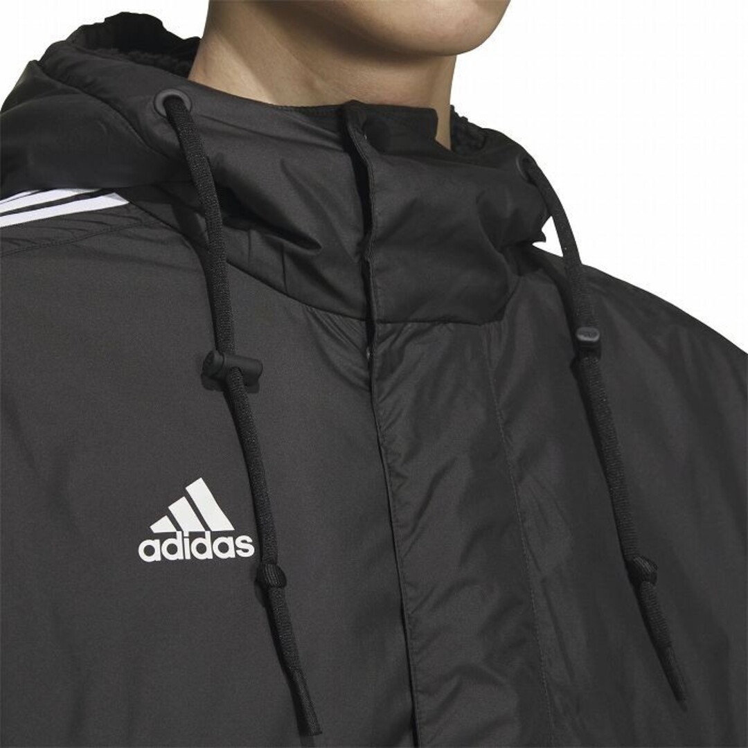 adidas - M アディダス 中綿 裏ボア ベンチコート ロング ジャケット