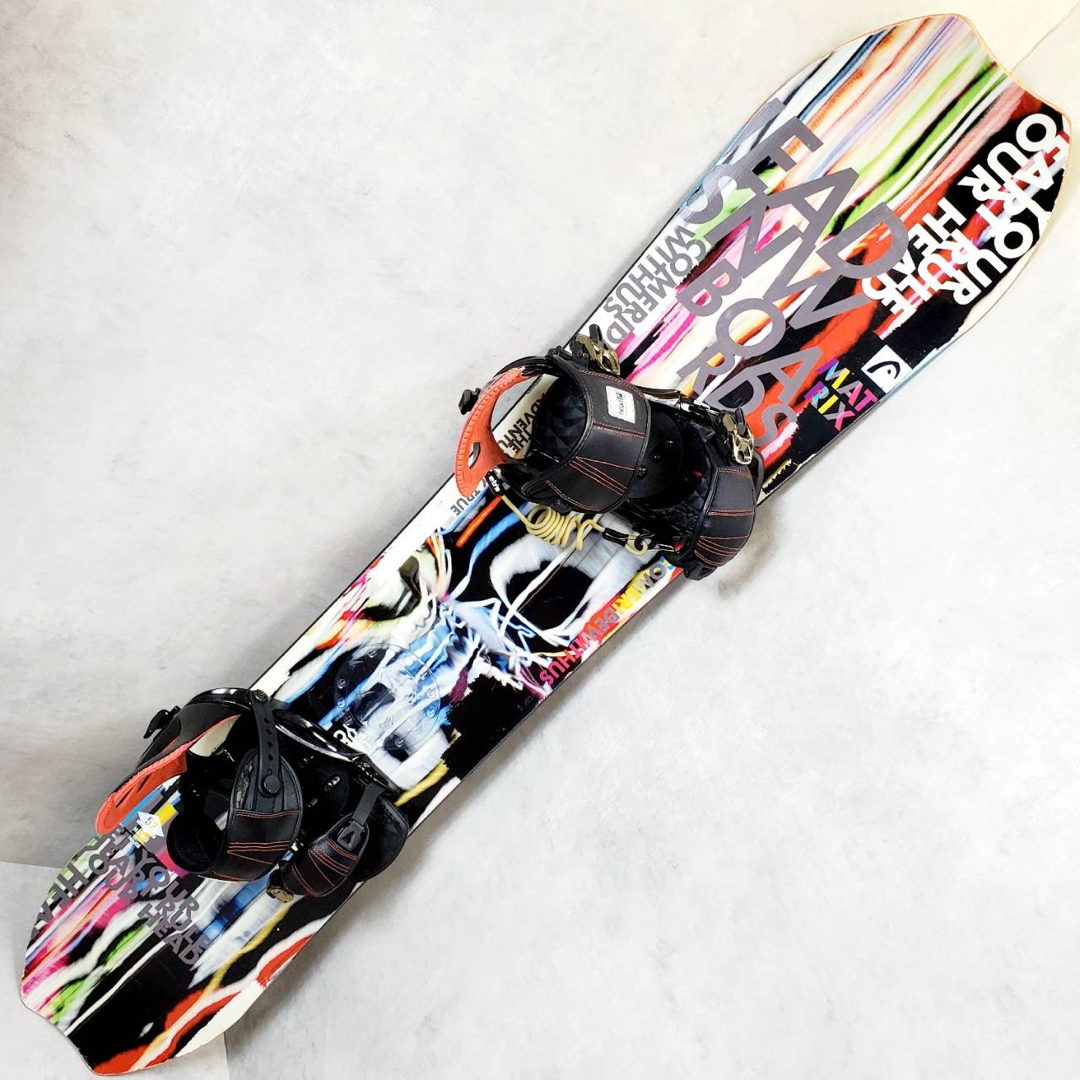 2セット】HEAD MATRIX スノーボード 152cm ビンディング付 M
