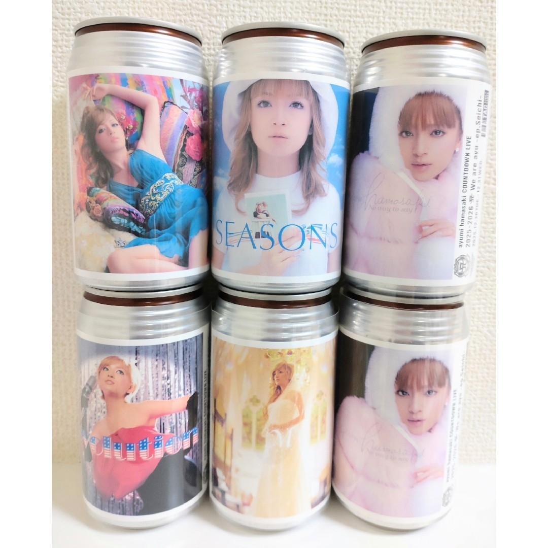 ayu缶 浜崎あゆみ オリジナルラベル缶 6点セットの通販 by 's shop｜ラクマ