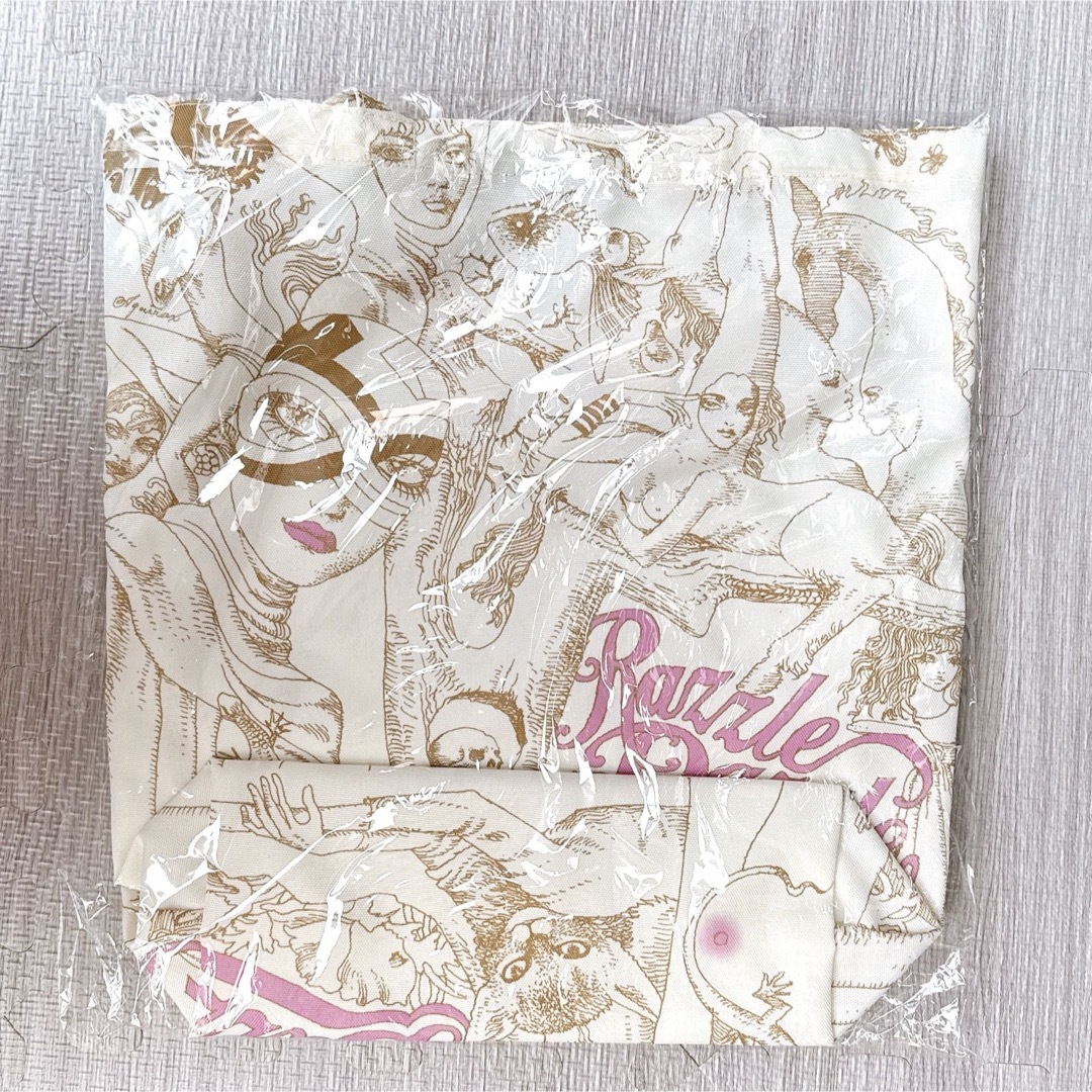 BUCK-TICK 宇野亜喜良 RAZZLE DAZZLE 親子トート 白 BUCK-TICK 宇野
