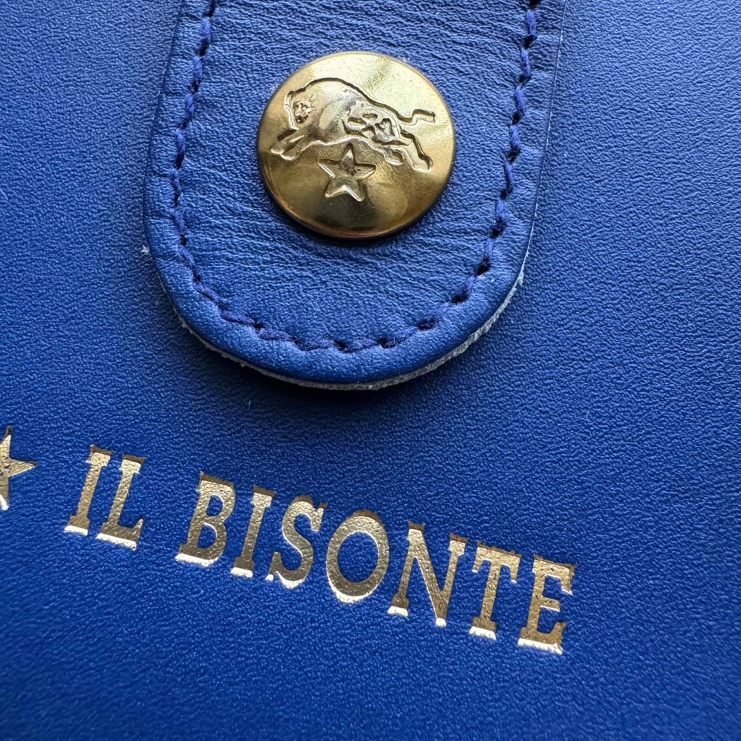 IL BISONTE - ☆新品☆イルビゾンテ 二つ折り財布 ロイヤルブルー
