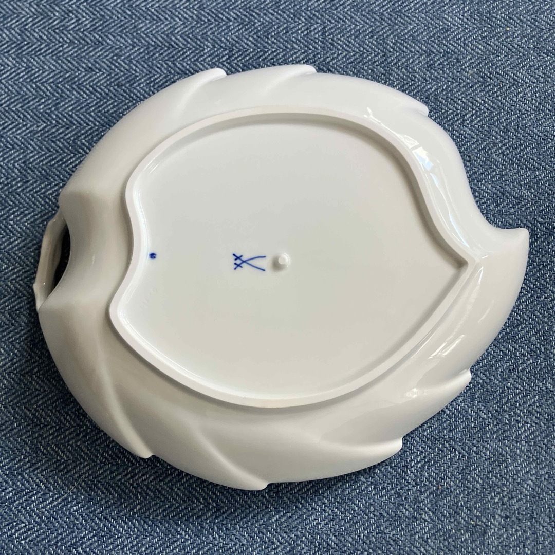 MEISSEN - マイセン ブルーオニオン リーフプレート 約27cmの通販 by