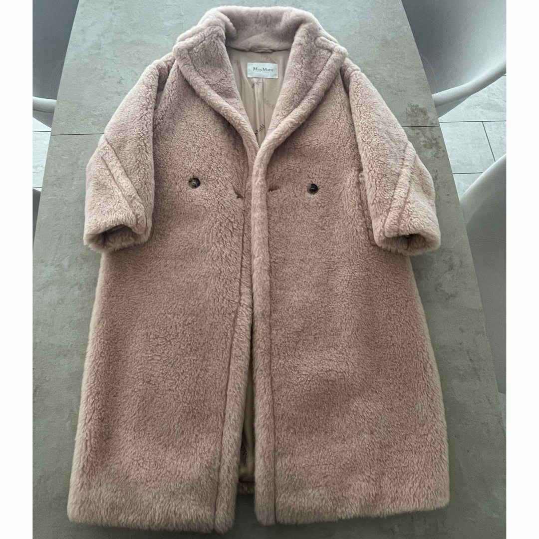 Max Mara - MAXMARA マックスマーラ テディベアコート ピンク XSの通販