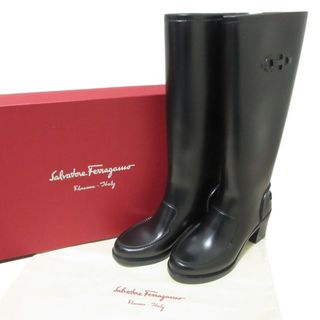 Salvatore Ferragamo - ＊フェラガモ＊レインブーツ(約23cm)の通販 by