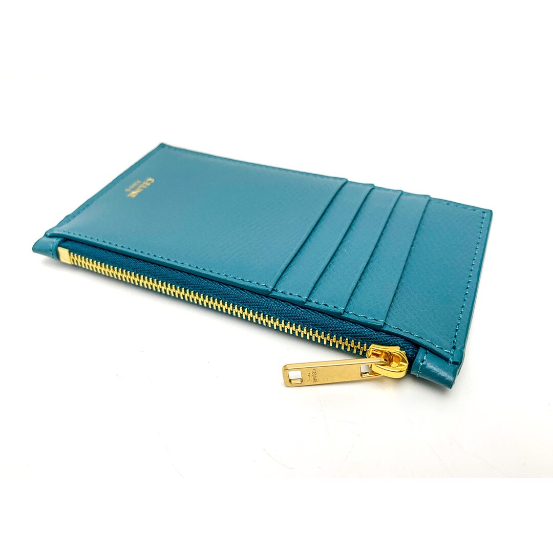 CELINE - CELINE セリーヌ ジップ付き コンパクト カードホルダー