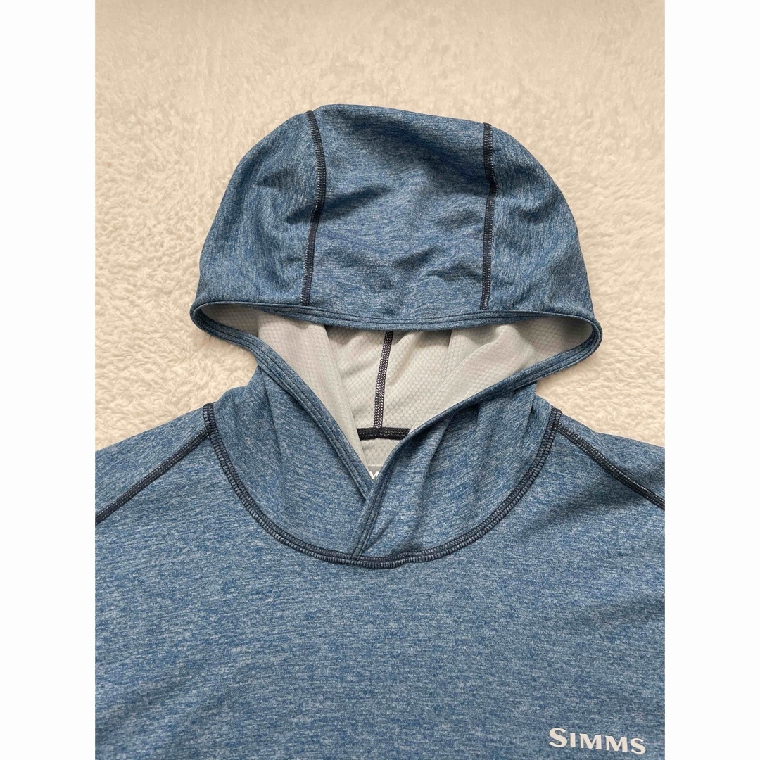 シムス SIMMS フード付ロングスリーブ 長袖パーカー カットソー Mサイズ