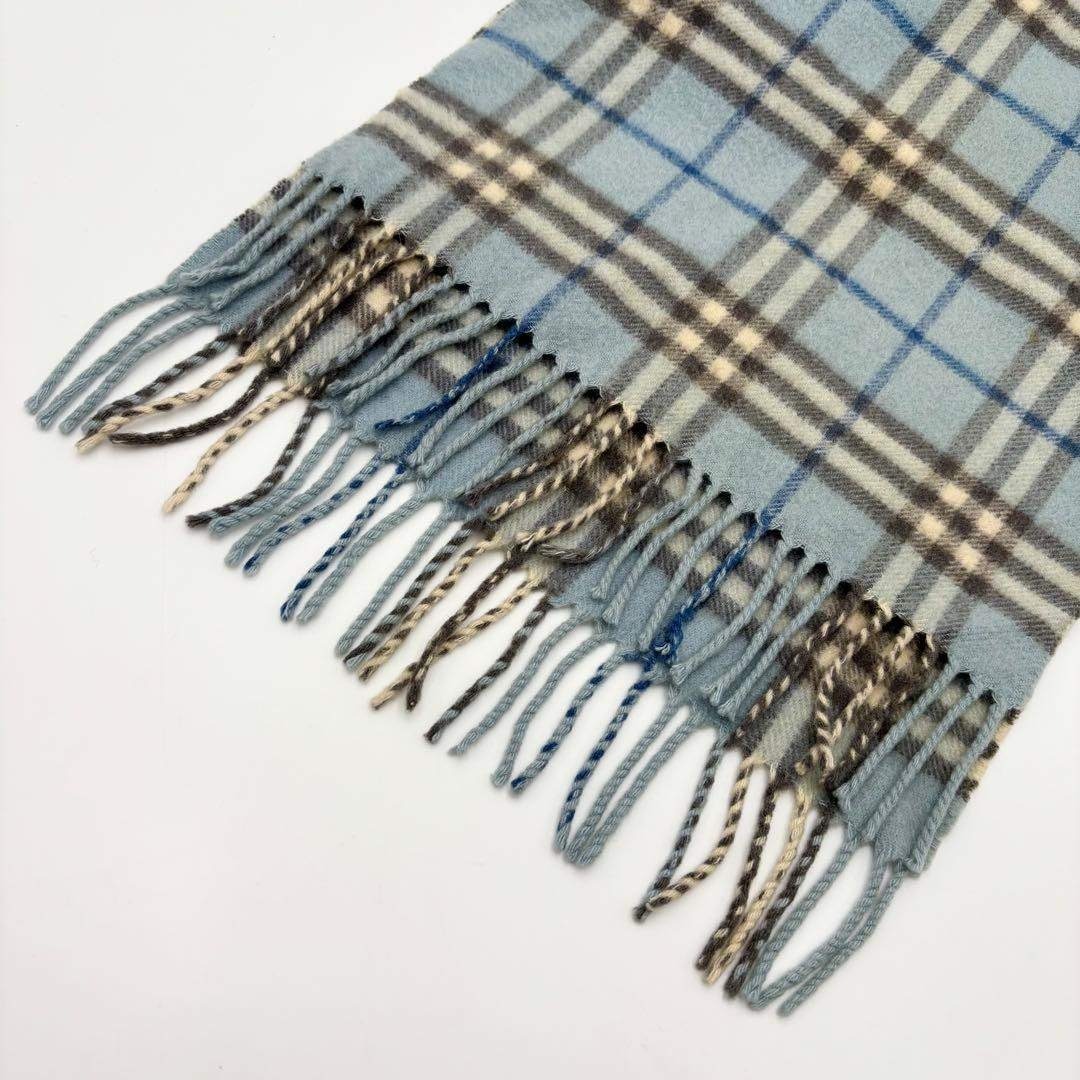 BURBERRY - 極美品 Burberry マフラー ノバチェック カシミヤ100