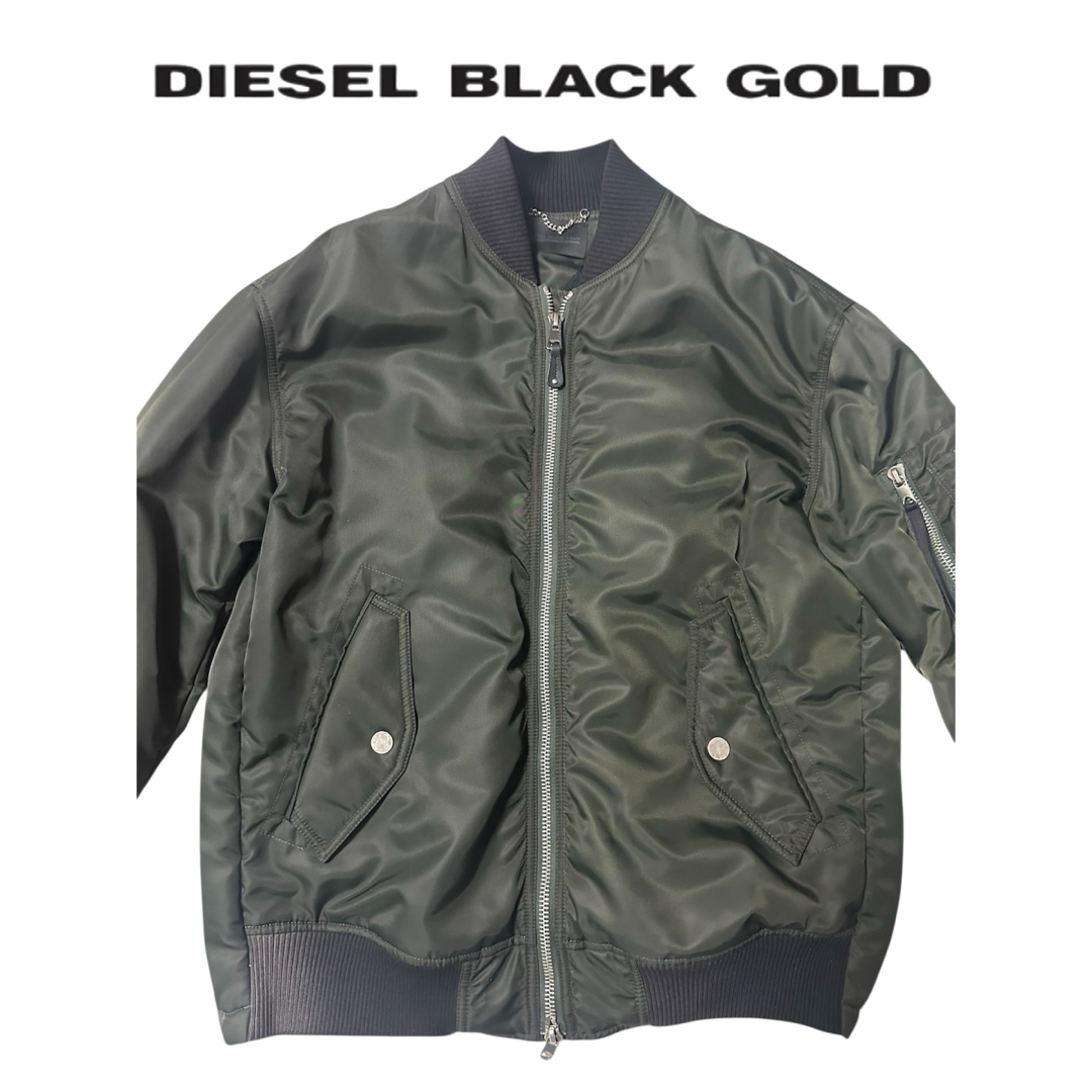 DIESEL BLACK GOLD】ディーゼル ブラックMA-1 ミリタリー