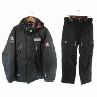 ビンテージ エレッセ ベスト付き テディベア スキー スノボウェブ 上下