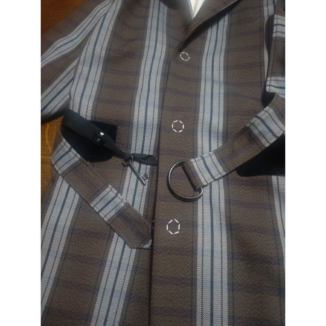 SUNSEA 18AW Pollys Tweed Check Coat