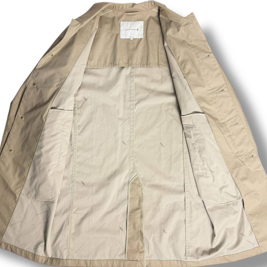 J6085 美品 マッキントッシュ ダンケルドステンカラーコート ベージュ