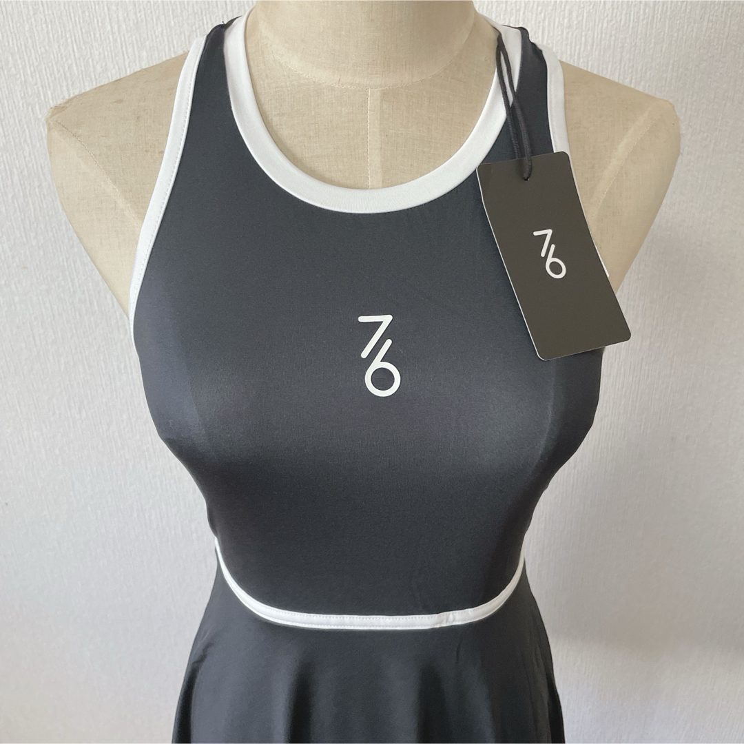 日本初上陸 セブンシックス テニスウェア ワンピース 黒の通販はau PAY