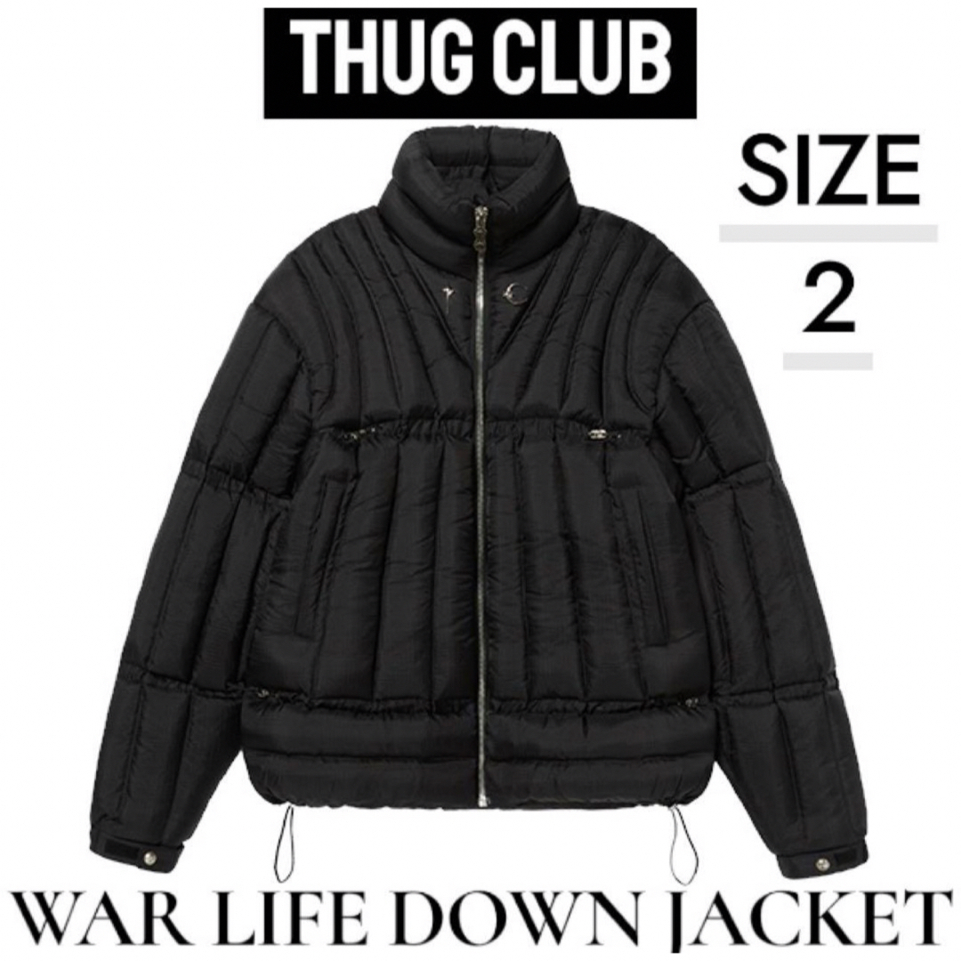 THUG CLUB サグクラブ ダウン War Life Down Jacketの通販 by ZAK's