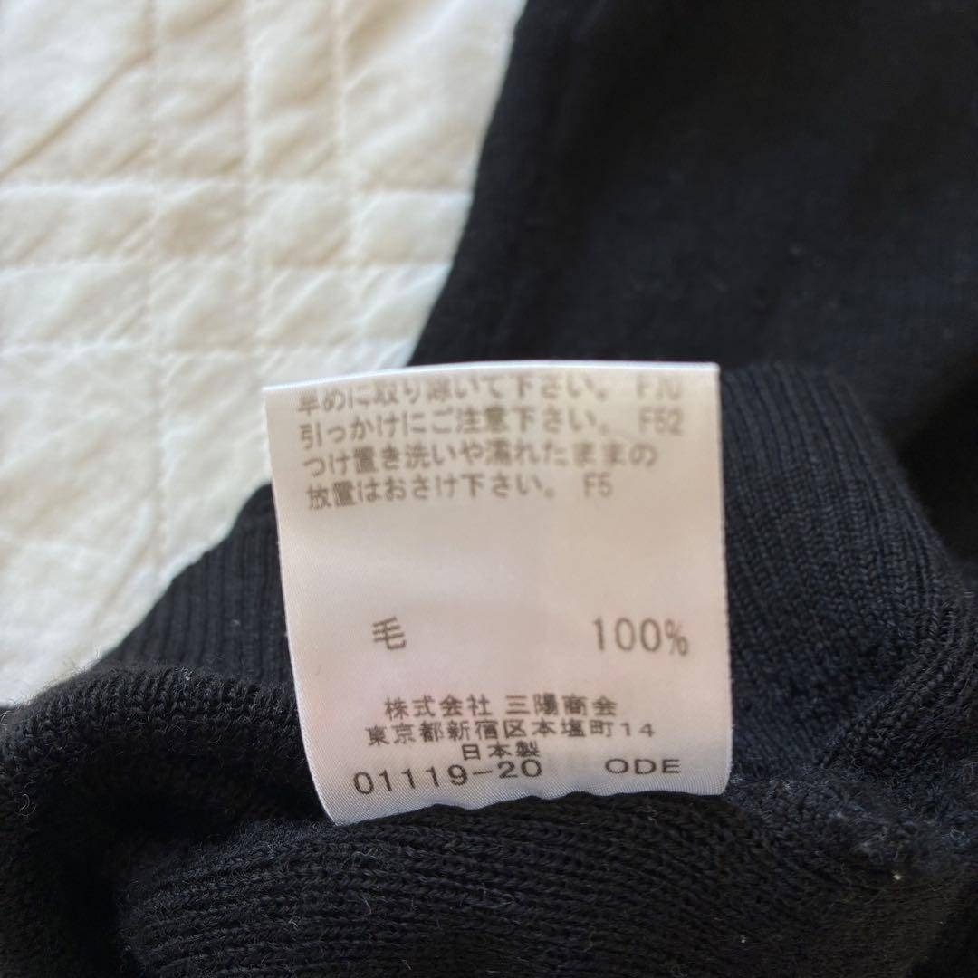 BURBERRY BLUE LABEL - バーバリーブルーレーベル 半袖ポロニット ノバ