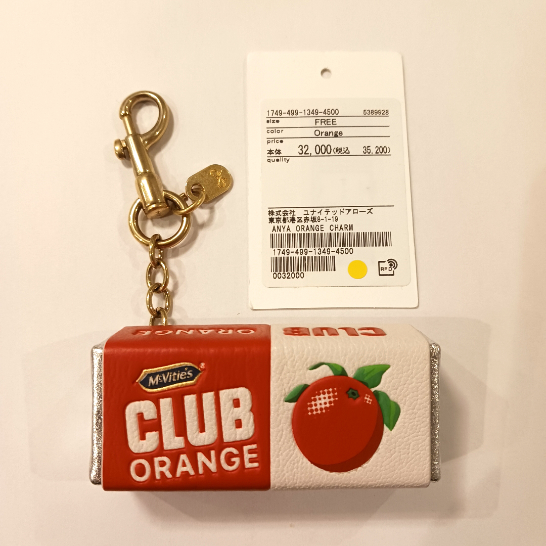 ANYA HINDMARCH - アニヤハンドマーチCLUB ORANGE キーチャームの通販