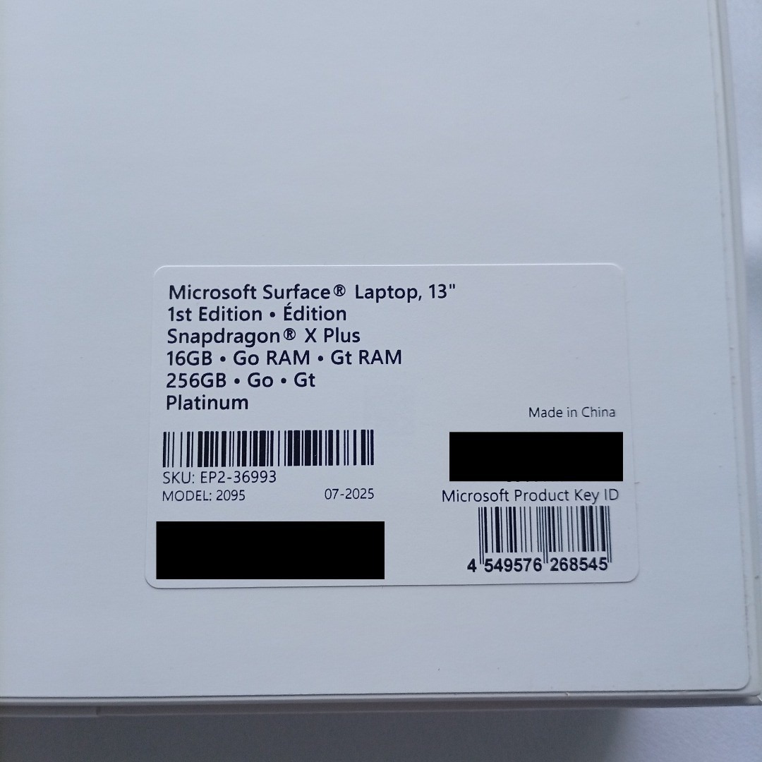 Microsoft - 夢のお年玉箱2026 AIサーフェスLaptop Snapdragon 256の