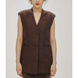 Chloe - クロエ CHLOE ゴルフウェア ニットベスト M グレー ブラック