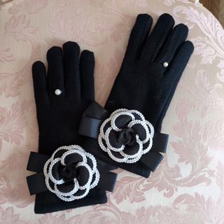 MIU MIU - 新品未使用 miumiu ミュウミュウ 手袋 黒 グローブ の通販