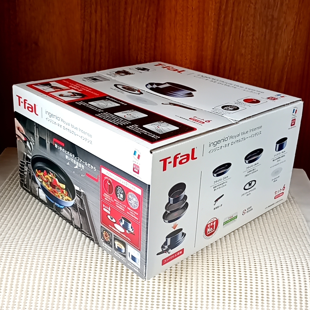 T-fal - 【新品未開封品/セット6】 ロイヤルブルー インジニオネオ
