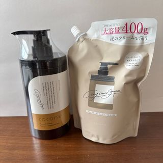 cocone - coconeクレイクリームシャンプー＆詰め替えセットの通販 by