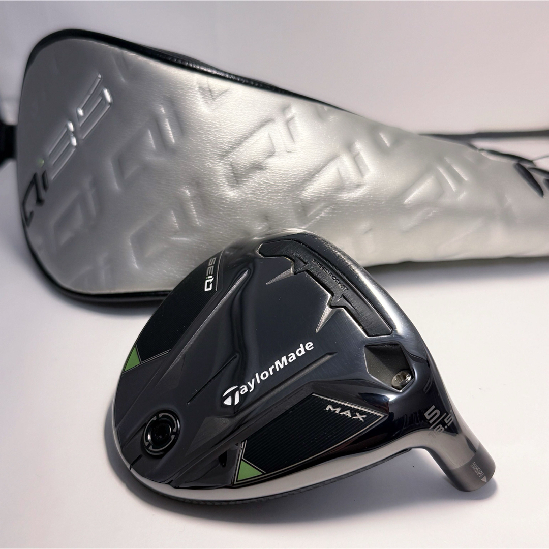 TaylorMade - Qi35MAX 5w 18.5° フェアウェイウッド ヘッドとカバー