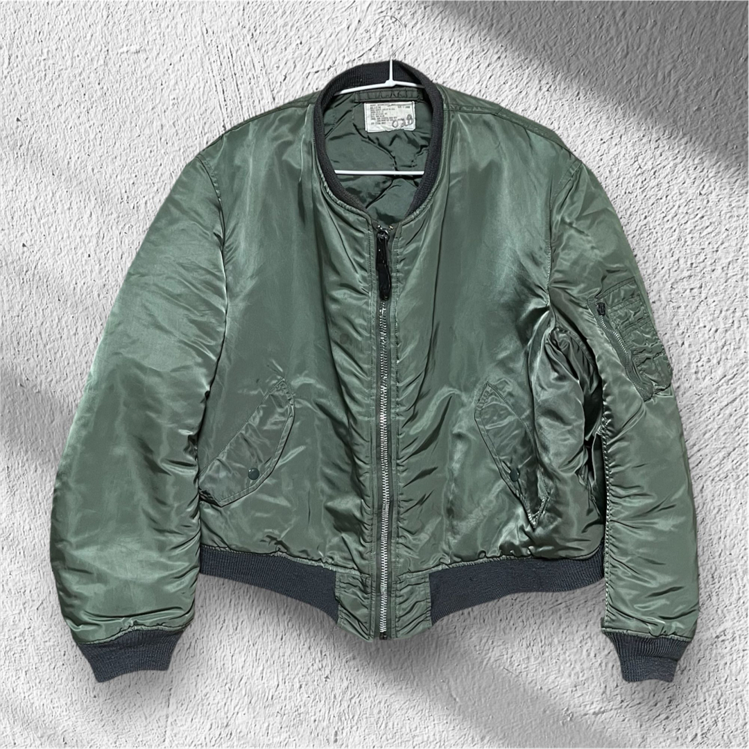 ALPHA INDUSTRIES - ALPHA社製 90s 米軍実物 グランドクルー MA-1