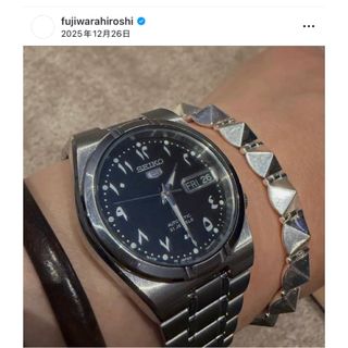 SEIKO - SEIKO 5 SNK063J5 アラビア 藤原ヒロシ fragmentの通販 by