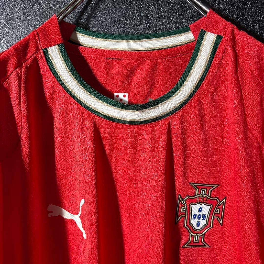 ☆ポルトガル】 PUMA 古着 サッカー メンズ ユニフォーム 長袖 2XL