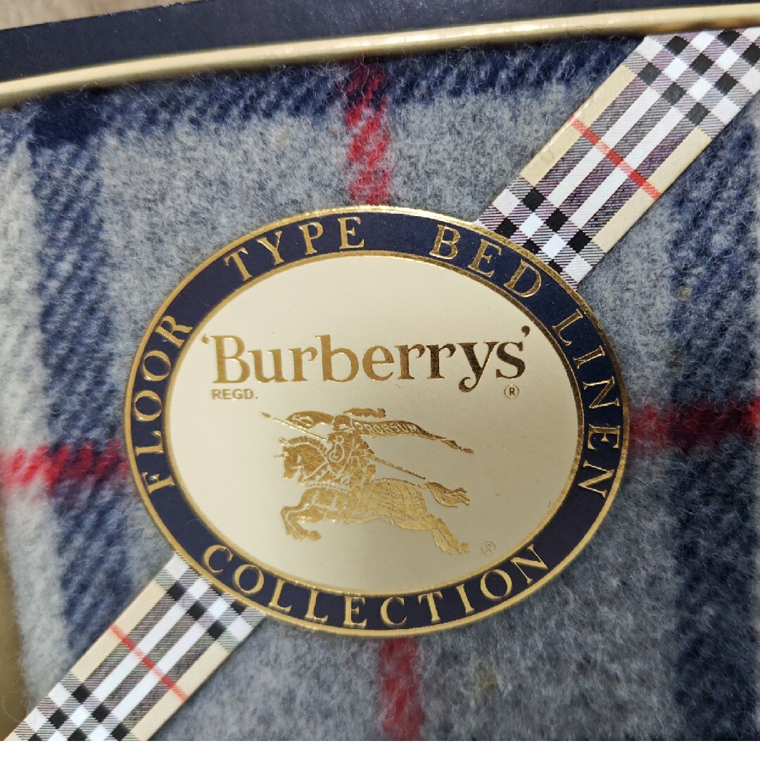 BURBERRY - Burberry ウールブランケット 65×120cm ひざ掛け 未使用