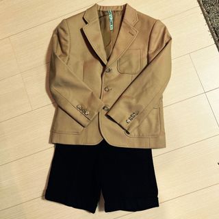 BURBERRY - 美品☆バーバリー☆かわいいスーツ 160 黒 卒業式 発表会の