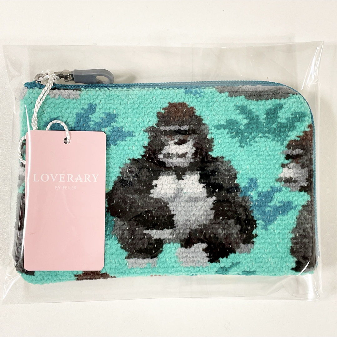 FEILER - LOVERARY BY FEILER◇ウッホッホゴリラ◇L字ポーチ◇新品