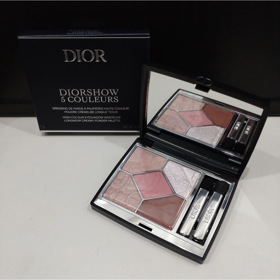 Dior - 未使用 Dior サンククルール 857 ローズ オーガンザ 限定 アイ