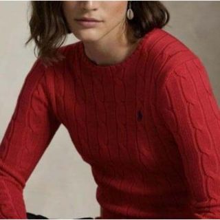 POLO RALPH LAUREN（ニット/セーター ・ レッド/赤色系）のフリマ